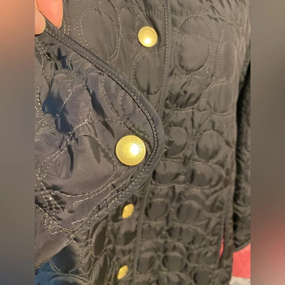 Coach Quilted CC Logo Jacket Coat - Picture 5 of 9